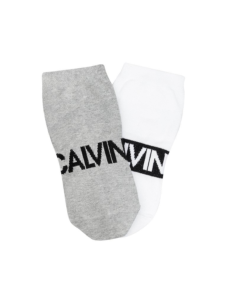 CALVIN KLEIN JEANS Socken 2er Pkg CK Men Liner Weiss weiß | 43-46
